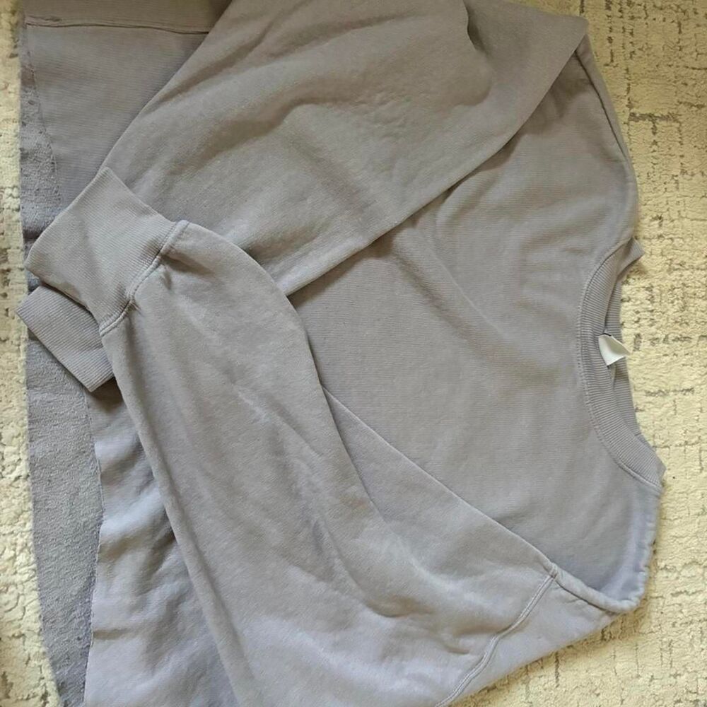 Unbranded Women's Purple and Grey Sweatshirt